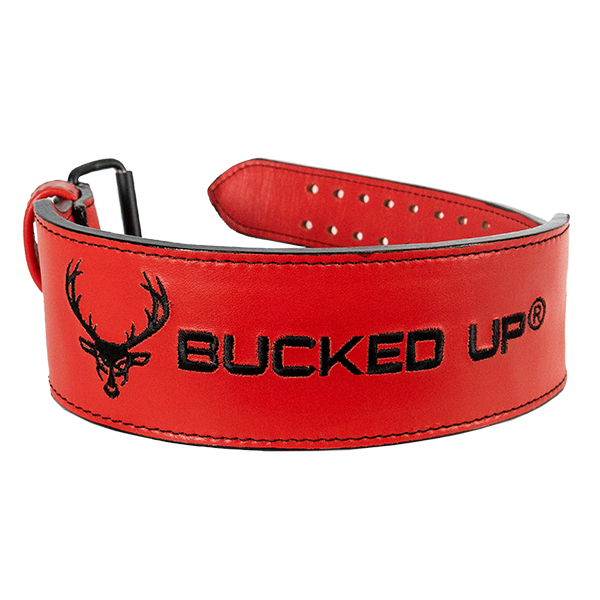 Soft Leather Lifting Belt Bucked Up